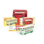 Dinky Toy Buses, 293 BP Leyland Atlantean Bus, green/cream body, ribbed roof, 289 'Schweppes'