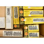 GEM and Bec Kit TT 3mm Gauge empty boxes, GEM including A4 (3), King (2) , Pannier (4) and Royal