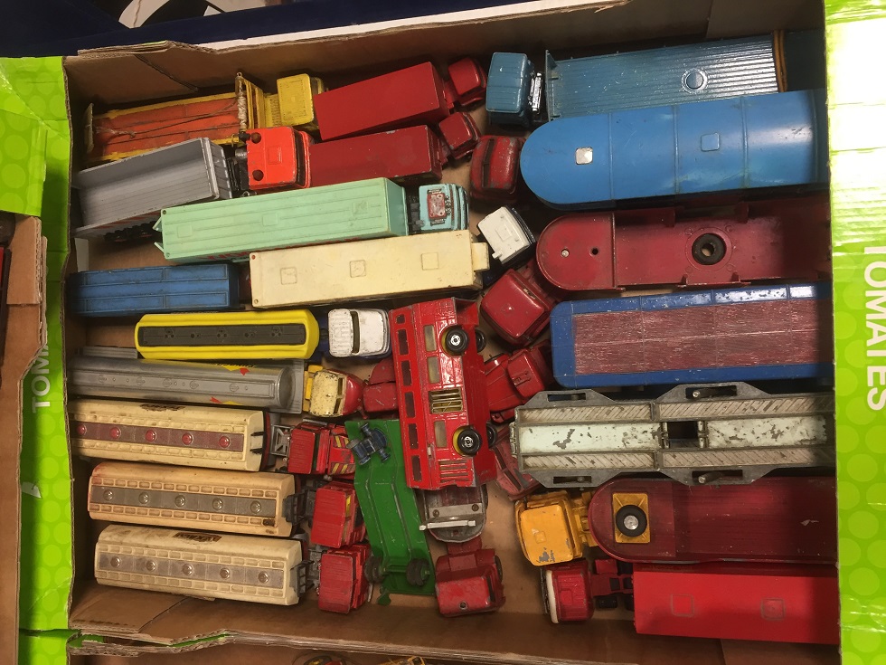 Post-war and Later Playworn Diecast Vehicles, a collection of vintage playworn/repainted - Image 2 of 4