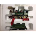 An O Scale (Narrow Gauge - 16.5mm) Bachmann Christmas Train Set, special edition set representing