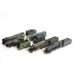 Hornby-Dublo OO Gauge 2-rail and Converted Locomotives and Tenders, repainted 2-rail 'Castle' with