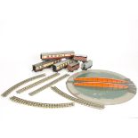 Hornby-Dublo OO Gauge 3-rail Trains and Track, a re-wheeled A4 class 'Silver King' with repainted