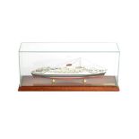 Classic Ship Collection Model, CSC 010 FH V 'Andria Doria', presented in plastic and wood display