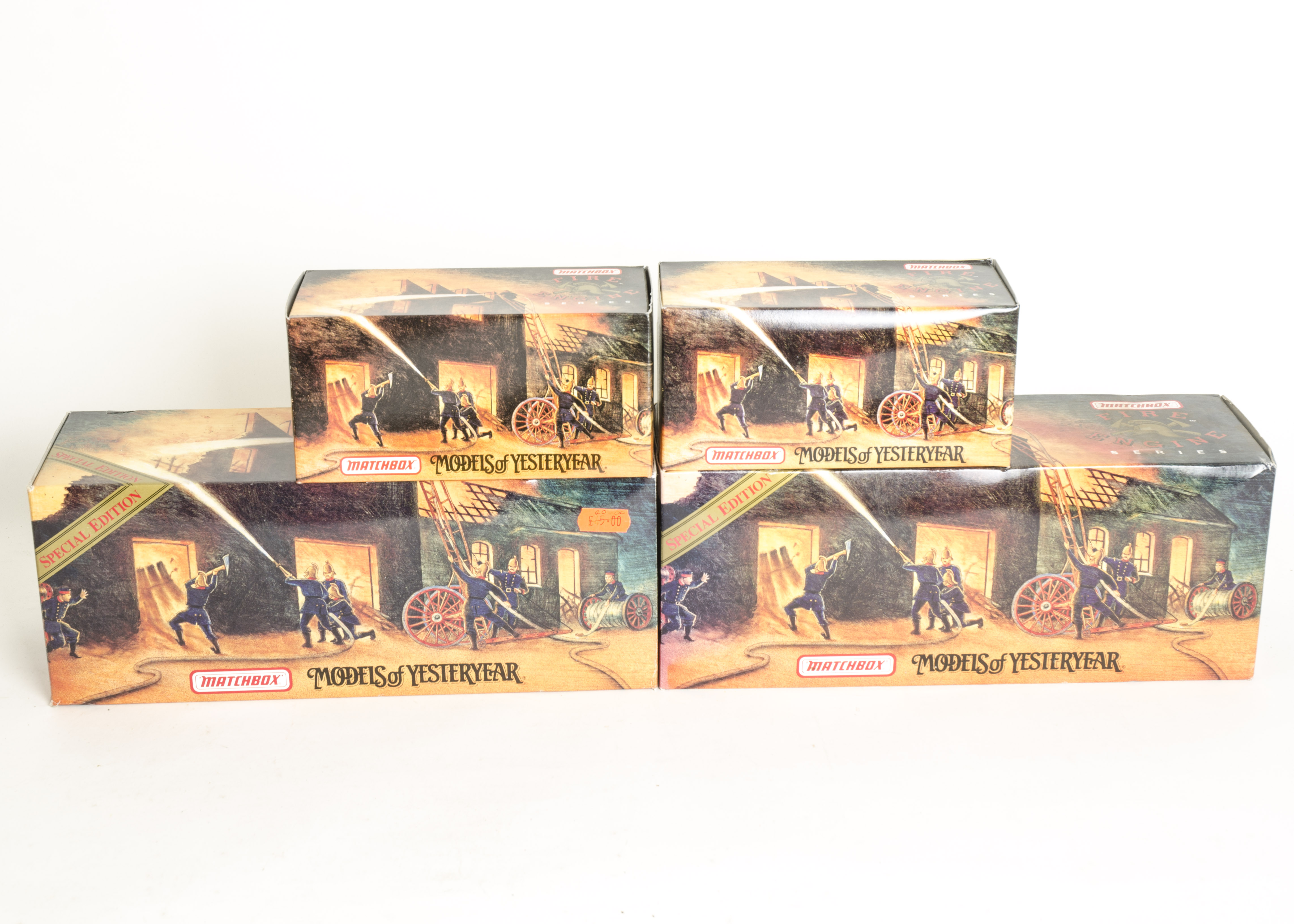 Models of Yesteryear Fire Engine Series, a boxed collection including Fire Engine Series (33) and