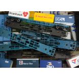 Hornby (Margate) OO Gauge Freightliner Stock, thirteen 'Runner' wagons in blue or black with sixteen