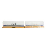 Spidernavy.com/Navis Neptun 1:1250 metal Ship Models, 'Nagato' and 'Goeben', both in wood and