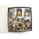 A Collection of Railway-related Badges, uncommon ASLE&F loyalty badges, mostly 1980's, including