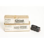 BEC Kits TT Gauge built Locomotives with Tri-ang Chassis, Southern black Q1 Locomotive and Tender