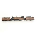 A Scratch-built 009 Gauge Beyer-Garratt Locomotive, of 4-6-2 + 2-6-4 configuration, finished in