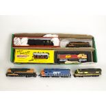 HO Gauge American Bo-Bo Diesel Locomotives by Athearn and Others, comprising powered GP60 in Norfolk