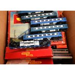 Triang/Hornby OO Gauge Express DMU's, a boxed 'Blue Pullman' RS52 4-car set, another 3-car unit in