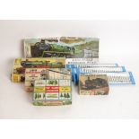 Unmade Airfix OO Gauge Railway Kits and Track Points by Various Makers, Kits including 'Evening