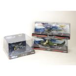 Corgi Helicopter Legends and Modern Fighter Legends, a bubble packed group comprising 1:48 scale