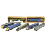 Various kitbuilt TT Gauge Diesels most with Tri-ang bogies, BEC Kits including Brush Type 4 ( two BR