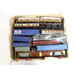 Hornby Dublo 00 Gauge 2 and 3-Rail Passenger and Goods Rolling Stock, D12 BR red and cream Coach,