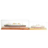 Classic Ship Collection Models, CSC 046 'Windhuk' and CSC 003 VR 'Bremen' both presented in