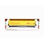 LGB G Scale 41614 Rhatische Bahn Bulk Wagon, No 8767 in yellow, in original box, E, box VG