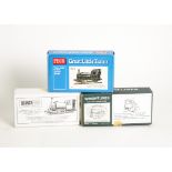 Peco and Wrightlines 7mm Scale O-16.5 Unmade Locomotive Kits, includes Peco body kit for Fletcher