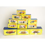 Matchbox International Collectors Association Models, a boxed group of vintage steam vehicles