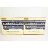 A pair of Hornby 00 Gauge R2947 NSE 4 VEP Class 423/1 Train Packs, each contain Power Car, Trailer