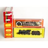 Boxed Hornby (Margate) OO Gauge Locomotives, an early R450 LMS black 2P class, VG, with slightly