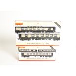 Hornby 00 Gauge 1960 Brighton Belle 5-Car Set, R3184 1960 chocolate and cream 2-Car Train Pack and