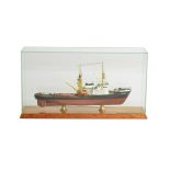 Classic Ship Collection Model, CS 400 'Oceanic', presented in plastic and wood display case, in