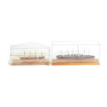 Classic Ship Collection Models, CS 026 VR 'Great Eastern' and Carat 063 'Arawa', both presented in