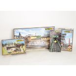 Unmade HO Scale Kit Buildings by Faller, later issues in brown boxes, including 1995 exclusive