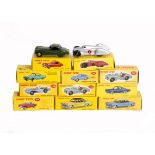 Atlas Editions Dinky, a boxed collection of vintage cars comprising, 184 Volvo 122S, 110 Aston