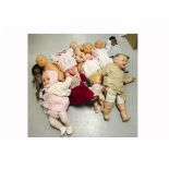 Collection of circa 1950's-1960's plastic Dolls, hard and soft plastic, many with original