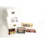 Continental HO Gauge and British OO Gauge Tram and Bus Models, comprising 3 Atlas editions (