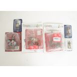 Large collection of Mounted and Foot Del Prado Soldiers in original packaging, including Cavalry