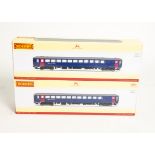 A pair of Hornby 00 Gauge R3352 FGW Class 153 DMU 2-Car Train Packs, in First Great Western dark