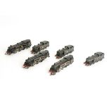 Hornby-Dublo OO Gauge 3-rail Tank Locomotives, comprising 3 Standard class 4 2-6-4T's and 3 N2 class