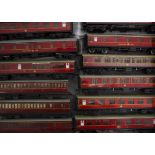 Hornby-Dublo OO Gauge 3-rail and Super-detail Coaching Stock, LMS coaches (3), LNER Gresley '