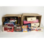 Vintage and Modern Fire Engines and Associated Vehicles, a boxed collection in various scales,