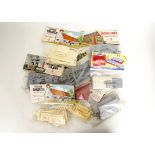 Unmade Early Airfix OO Gauge Railway Lineside Kits, all in original packets/box, including Windmill,