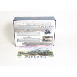 Bachmann 00 Gauge blue Midland Pullman Set, comprising 6-Car set and Train Crew and Stewards Pack,