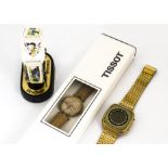 Three 1970s and later novelty watches, including a Starburst by Texas Instruments in box, a