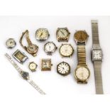 A collection of vintage and modern ladies and gentlemen's wristwatches, approx 35, AF, including a