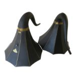 Phonograph horns, replica, two Edison No 10 Cygnets (2)