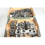Two Trays of 35mm SLR and Other Camera Bodies, including Canon, Nikon, Nikkormat, Contax, Exakta,