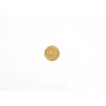 An Edward VII style gold half sovereign, dated 1906, VF, possibly a later Middle Eastern restrike,