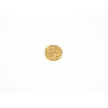 An Edward VII gold full sovereign, dated 1909, VF-EF