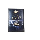 Queen Mary 2, A framed print of the Queen Mary 2, dated 2003, approx 63 x 43cm, F-G, (1)