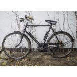 Raleigh Bicycle, Gents bicycle, believed produced 1947-1950, 22.5 inch frame, 3 speed Sturmey Archer