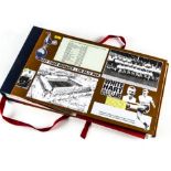 Tottenham Hotspur Programmes, a folder of home programmes dating from 1954 - 1959 includes 1954