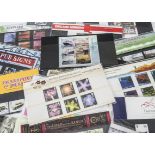 A collection of modern Royal Mail mint stamp sets, approx 75