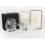 Crystal and Glassware, maritime-themed collection, including a Dartington vase celebrating the